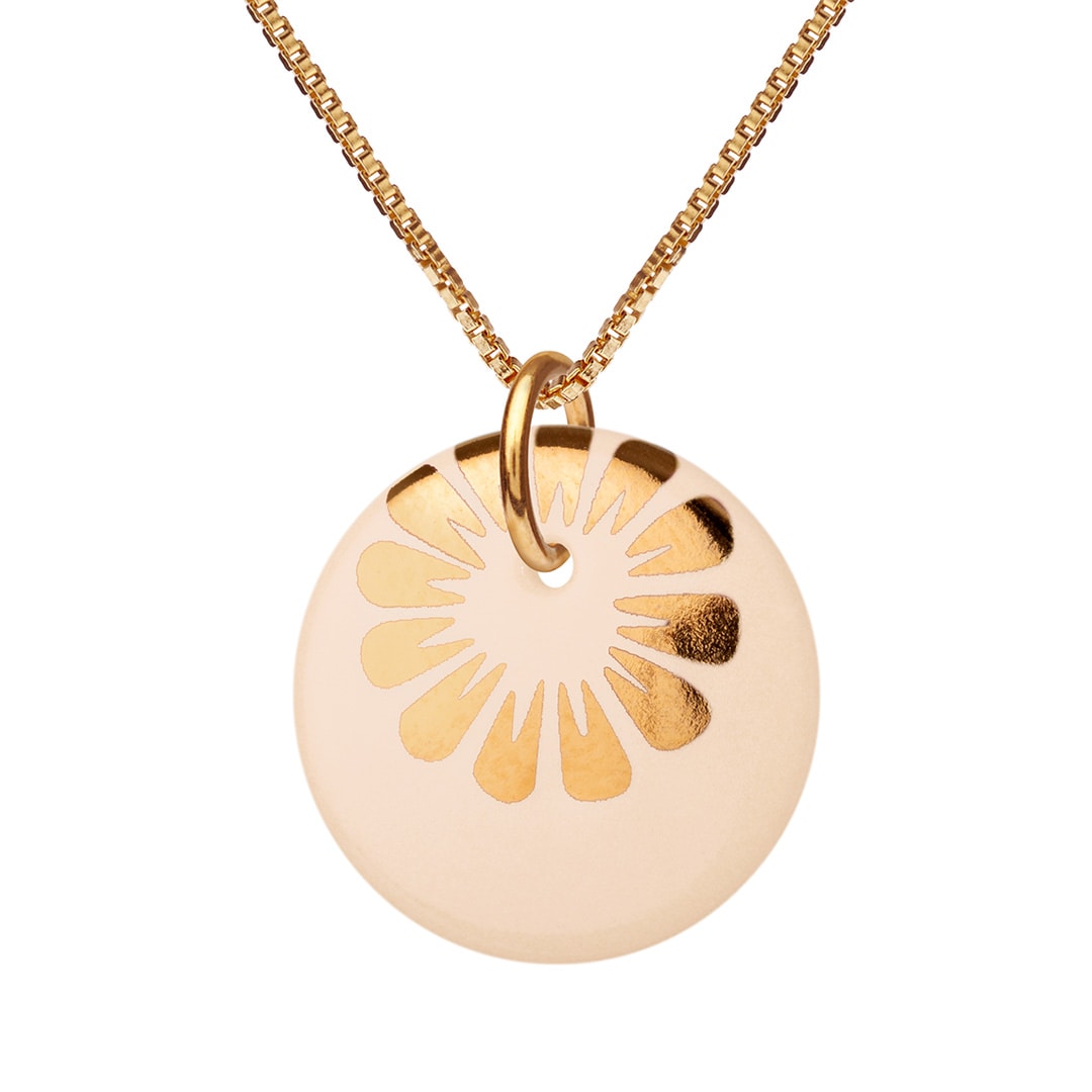 BLOOM necklace 45cm【NUDE】 | 北欧アクセサリー「シェアニング」公式