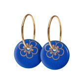 FLORA hoop【ROYAL BLUE】