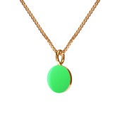 SPOT necklace 45cm【NEON GREEN】
