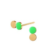 SPOT dotty stud tiny【NEON GREEN】