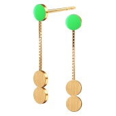 SPOT dotty pendant【NEON GREEN】