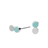 SIGN dotty stud tiny【CLOUD BLUE / SILVER】