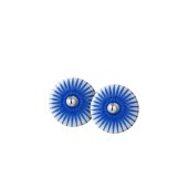 SPLASH stud【WHITE / ROYAL BLUE】