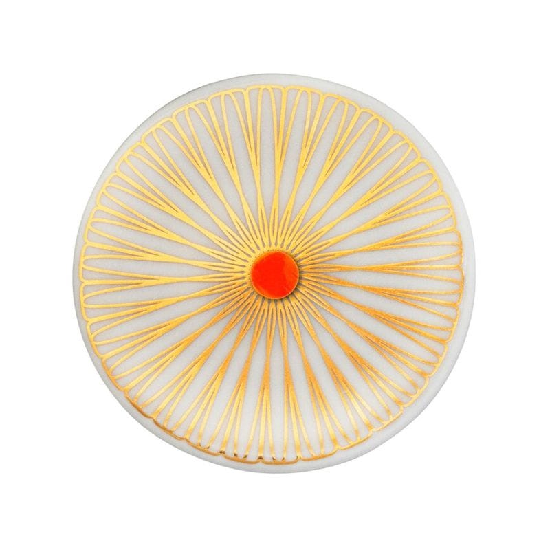 ICON broach no.1【WHITE / GOLD】