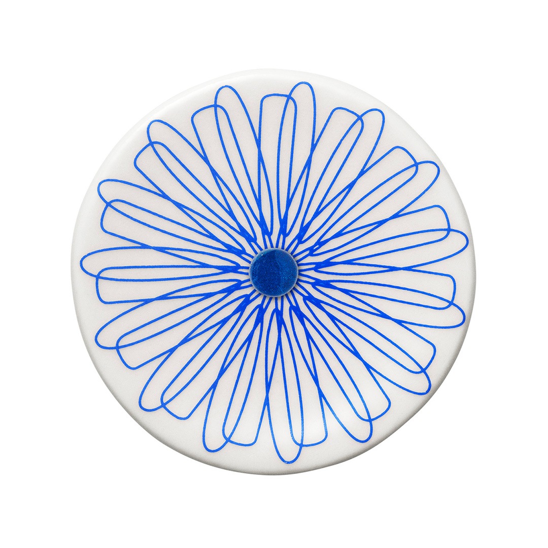 ICON broach no.2【WHITE / ROYAL BLUE】