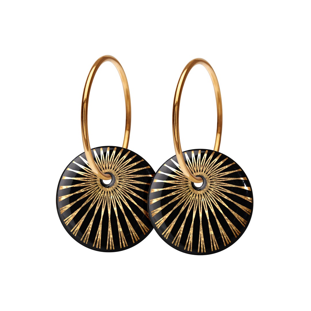 SPLASH hoop【BLACK / GOLD】