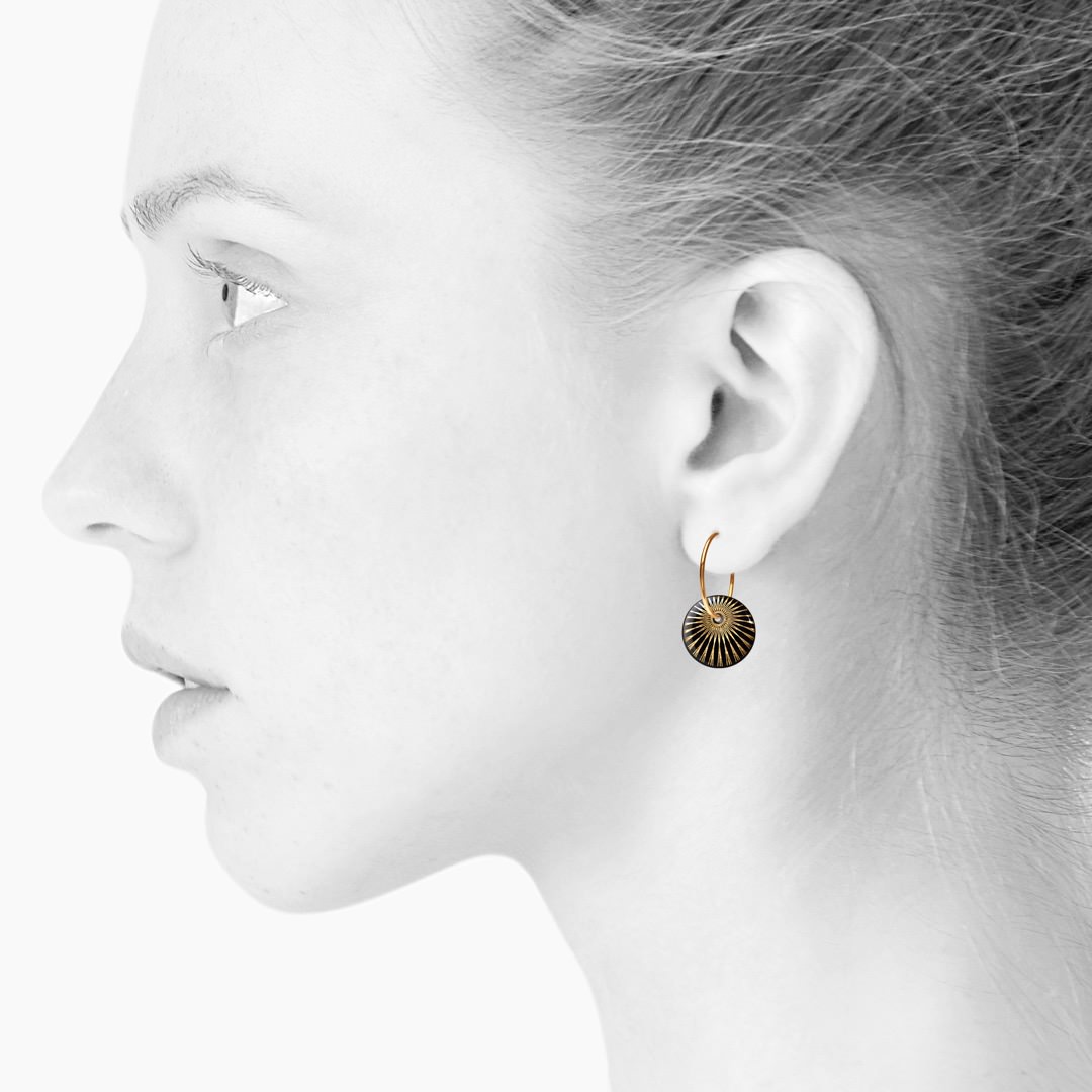 SPLASH hoop【BLACK / GOLD】