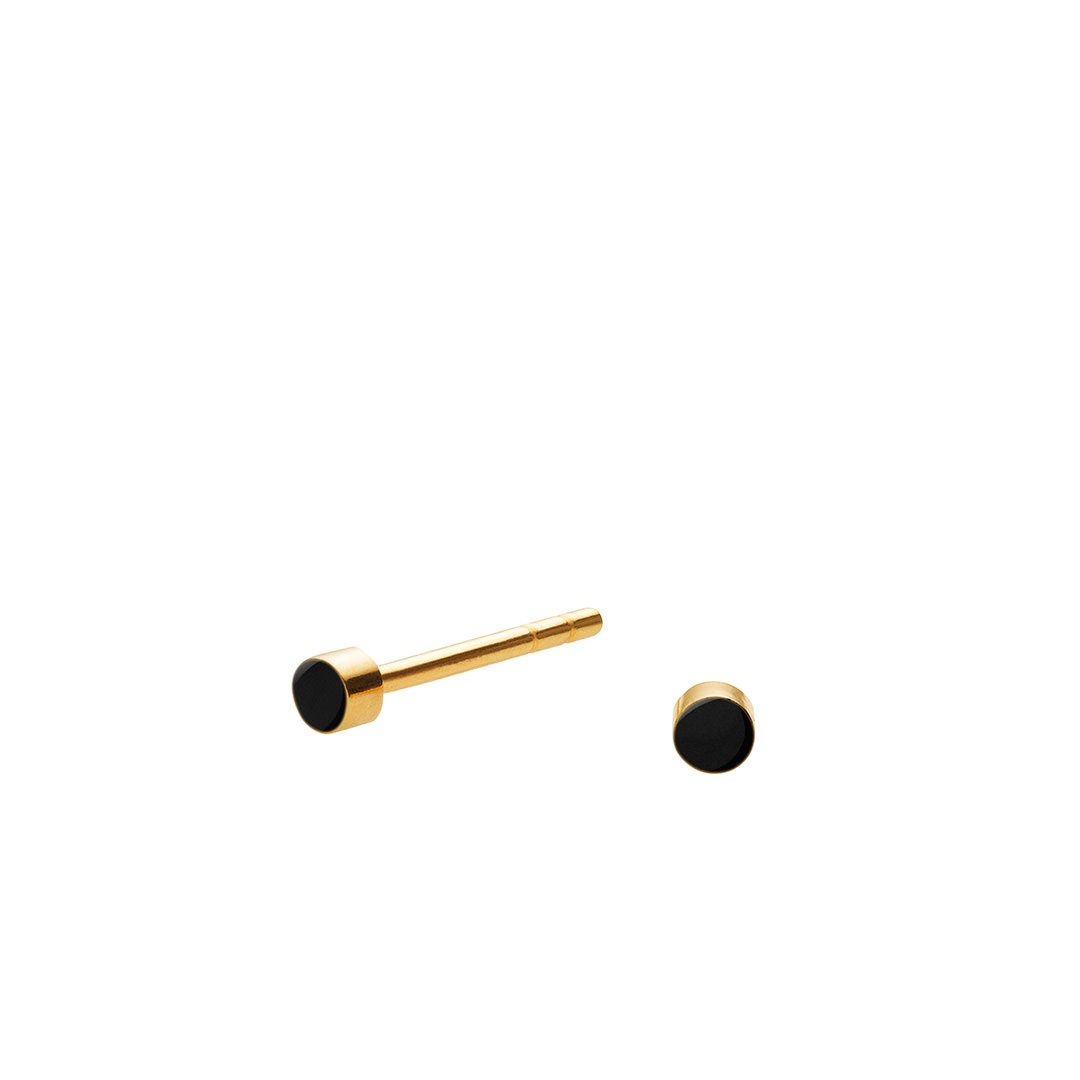 SIGN stud nano【BLACK / GOLD】