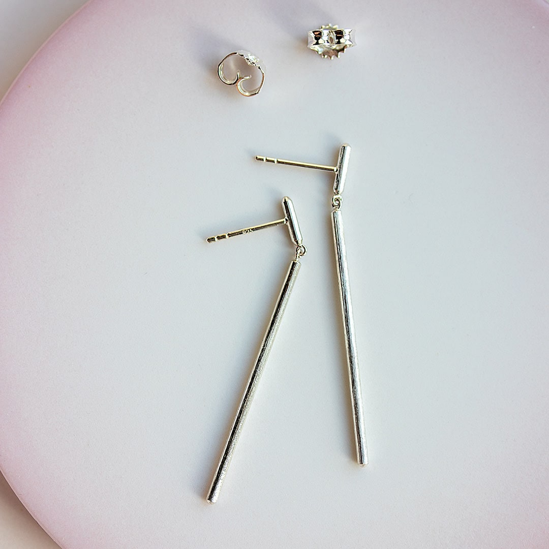 LEE dangle stud【SILVER】