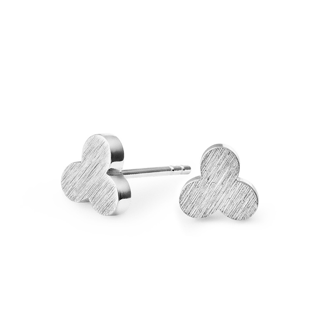 SIGN clover stud【SILVER】