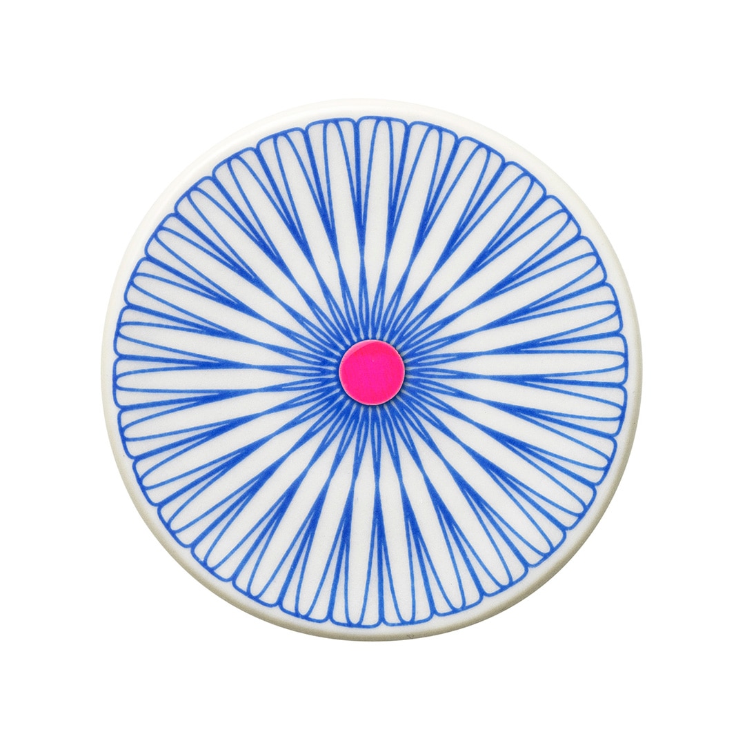 ICON broach no.1【WHITE / ROYAL BLUE】