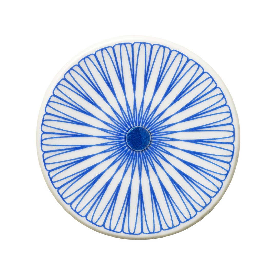 ICON broach no.1【WHITE / ROYAL BLUE】