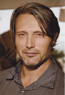 shi-N マッツ・ミケルセン直筆サインポートレート shi-N マッツ