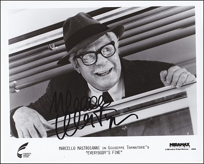 マルチェロ・マストロヤンニ 直筆オートグラフ | オートグラフ（直筆