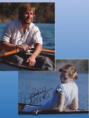 ライアン・ゴズリング／レイチェル・マクアダムス 直筆オートグラフ