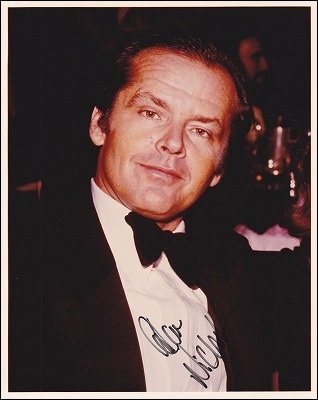ジャック・ニコルソン 直筆オートグラフ オートグラフ（直筆サイン）,全てのオートグラフ SCREEN STORE
