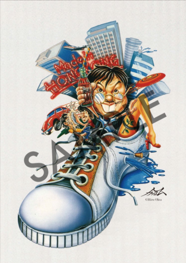 Hiro Ohtaイラスト A3シネマポスター MB 《Hiro Ohtaポストカード対象