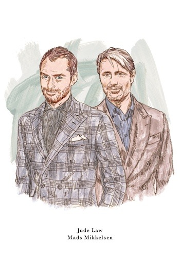 キ*キ様 マッツ・ミケルセン　直筆サイン　クリアファイル マッツ・ミケルセン＆ジュード・ロウ_クリアファイル | シネマグッズ