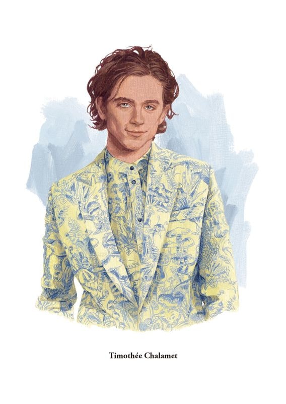 ティモシー・シャラメ　非売品・グッズ いろいろTimothee Chalamet ティモシー・シャラメ_ポストカード | シネマグッズ（フィギュア