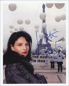 ジュリエッ・ビノシュ 直筆オートグラフ | オートグラフ（直筆サイン