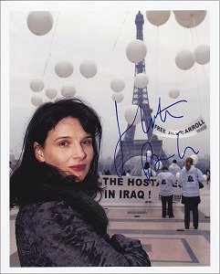 ジュリエッ・ビノシュ 直筆オートグラフ | オートグラフ（直筆サイン