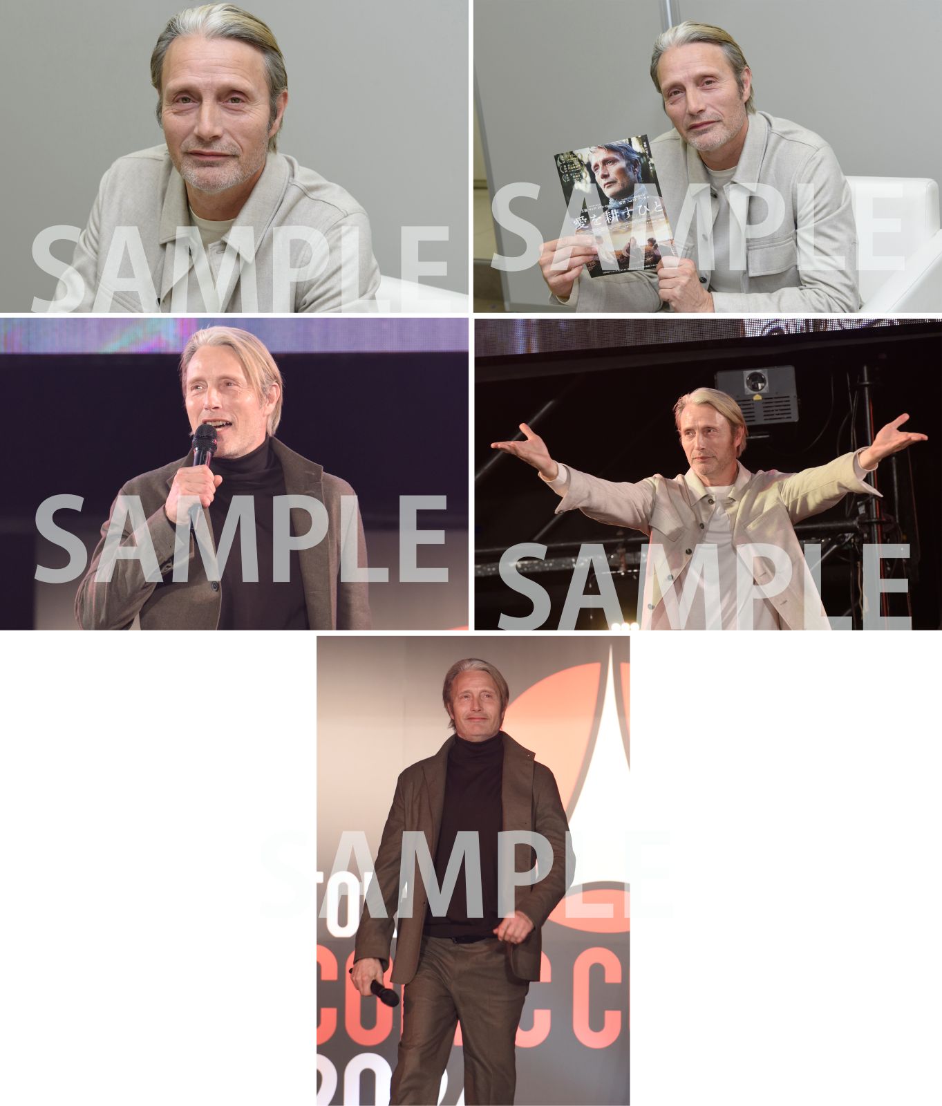 期間・数量限定販売】マッツ・ミケルセン オリジナル・ポートレート 60