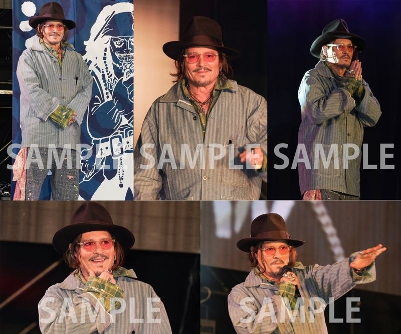 期間・数量限定販売】ジョニー・デップ オリジナル・ポートレート・5枚