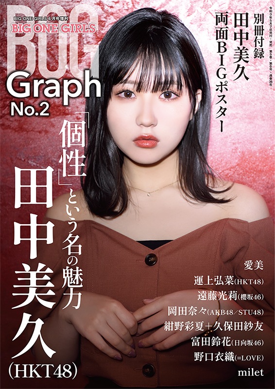 Big One Girls Graph No 2 表紙 田中久美 Hkt48 芸能関連 書籍 雑誌 Screen Store