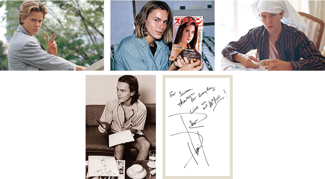 リヴァー・フェニックス 直筆ハンドサイン入り写真