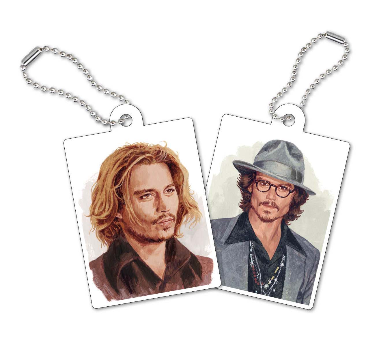 数量限定】ジョニー・デップ アクリルキーホルダー セット | 東京