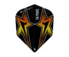 ダーツフライト【ターゲット】パワースター ヴィジョン シェイプ ブラック＆イエロー 330510|ヴィジョン|フライト【ターゲット】