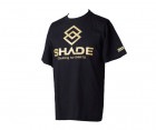 ［受注生産］アパレル【シェード×マックスデザイン】コラボTシャツ ブラック ゴールドロゴ M|シェード|アパレル【シェード】