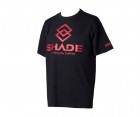 ［受注生産］アパレル【シェード×マックスデザイン】コラボTシャツ ブラック レッドロゴ M|シェード|アパレル【シェード】