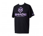 ［受注生産］アパレル【シェード×マックスデザイン】コラボTシャツ ブラック パープルロゴ M|シェード|アパレル【シェード】