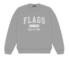 ［受注生産］アパレル【フラッグス】カレッジロゴ スウェットシャツ グレー L|フラッグス|アパレル【フラッグス】