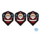 ダーツフライト【プロ】インディーズシリーズ サンタさんBK×クリアサンタシェイプ|インディーズシリーズ Flight|フライト【プロ】
