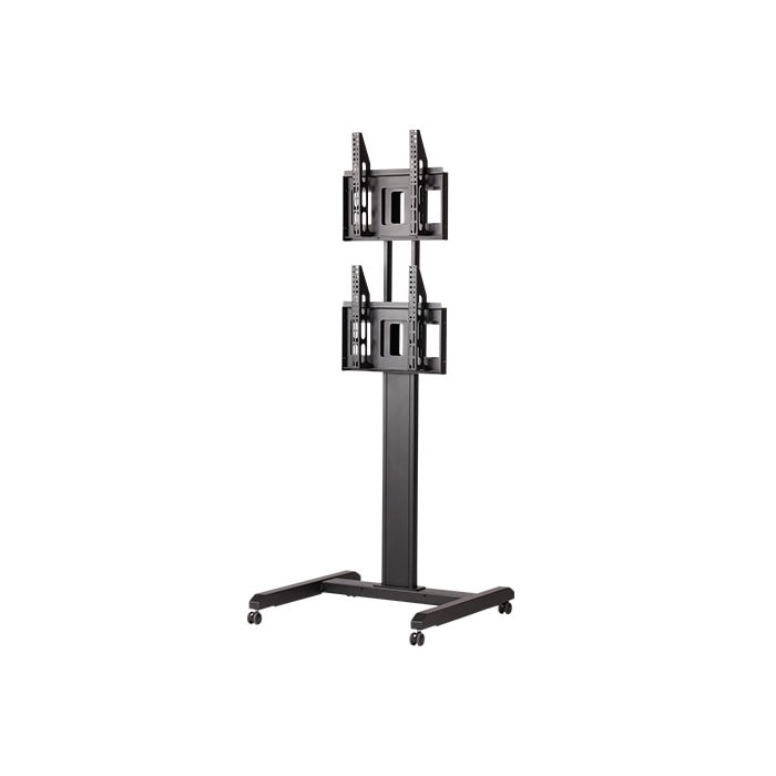 大型ディスプレイ上下2面取付用スタンド 43～55インチ用 MT-M230