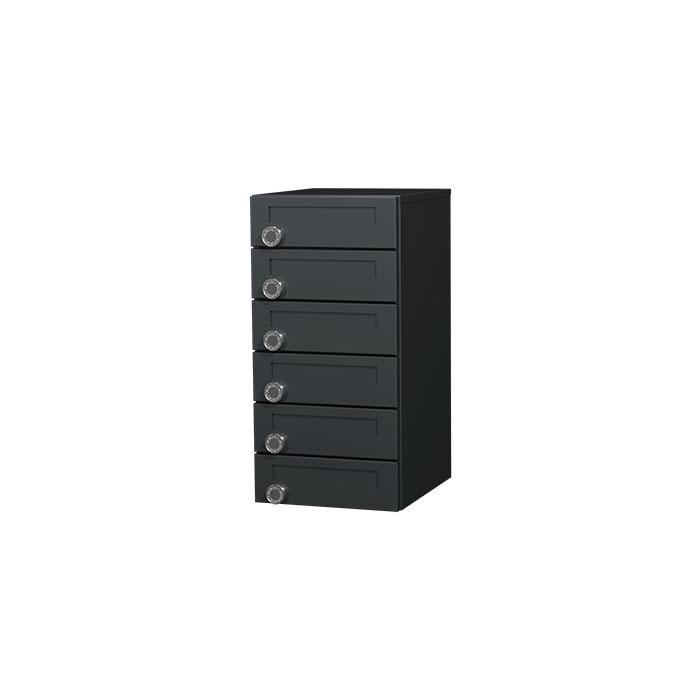 宅配KEEPER A シンプル用オプション 6戸用ポスト マットグレー TK10A-6P-MG