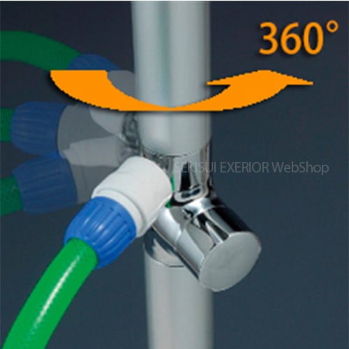 立水栓】 リベルタⅡ その他カラー(蛇口は360度回転可能