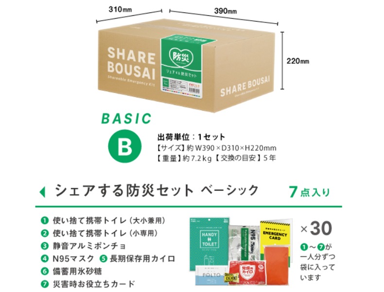 シェアする防災セット | インテリア,防災グッズ | セキスイデザイン