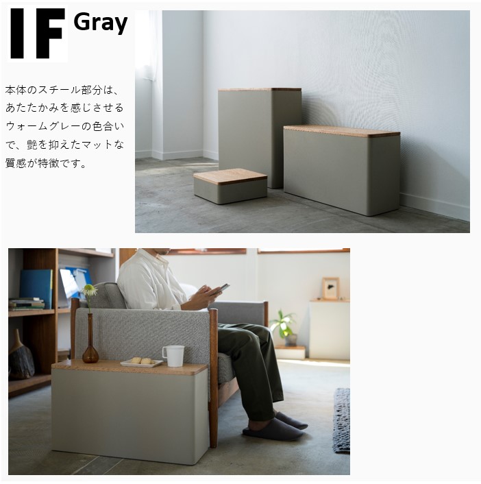 防災】備蓄品収納ボックス IF（イフ）Gray | インテリア,防災グッズ