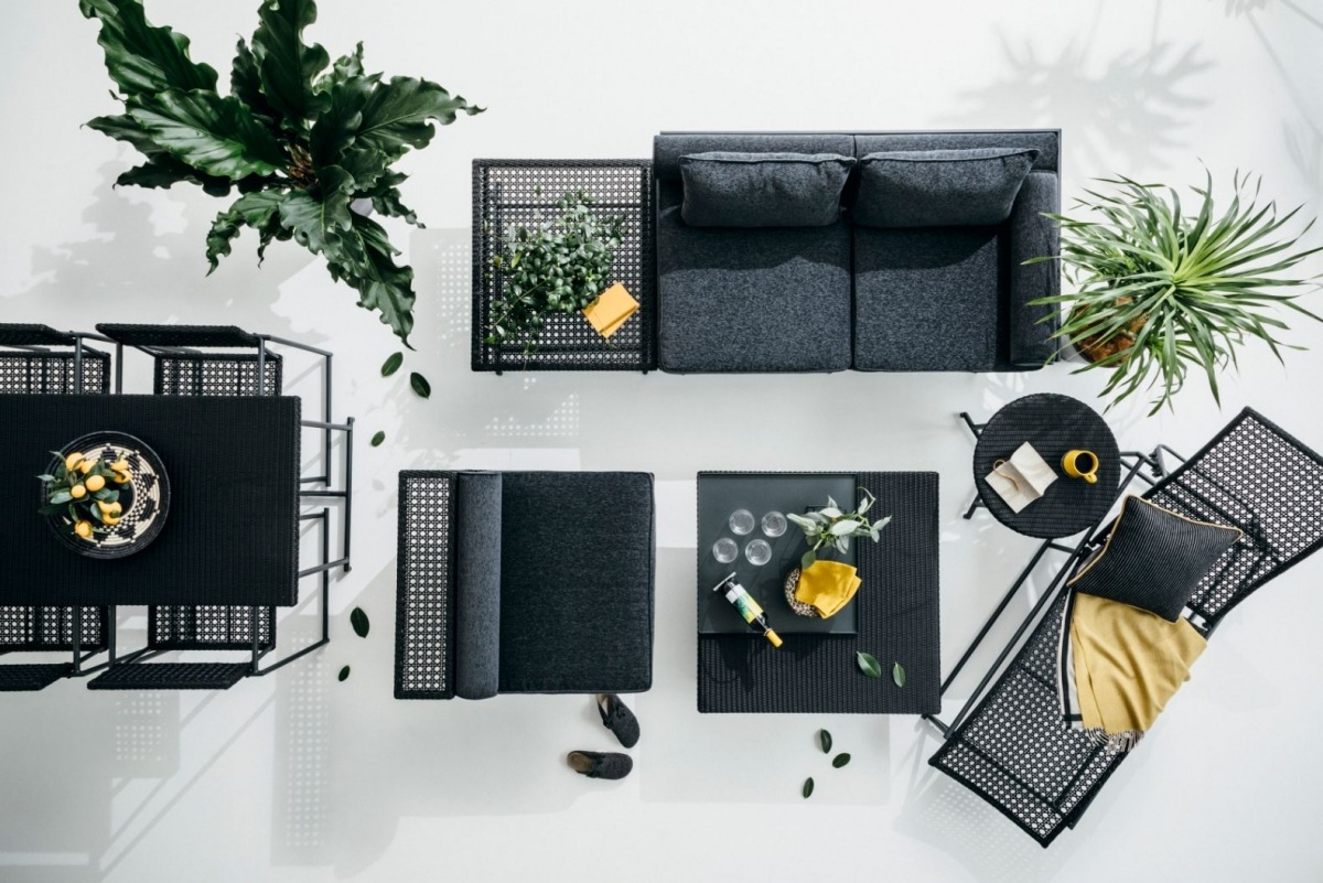 【Masami】PATIO PETITE MASerieソファ・ダブル MA-SOFA DOUBLE WITH SIDE TABLE | ガーデンファニチャー
