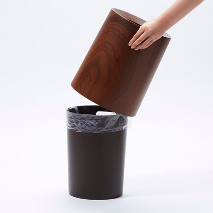 ideaco】ゴミ箱 tubelor ROSEWOOD HOMME チューブラー ローズウッド