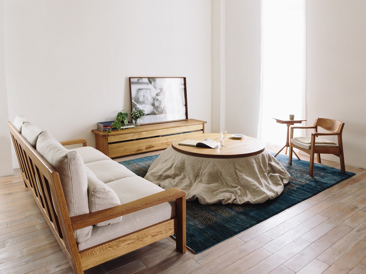 広松木工 GALA <ガラ> サークルテーブルこたつ | すべての商品