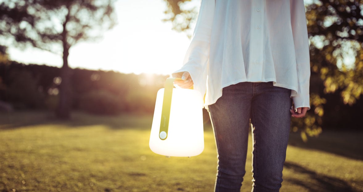 Fermob バラッドH38 充電式 アウトドア ランプ LED 防水 防水 USB充電式 LEDヘッドライト 8点灯モード 軽量 18000