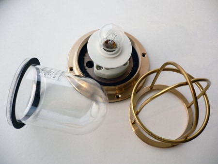 ゼロデッキライトゴールド【マリンランプ・屋外照明・船舶ライト