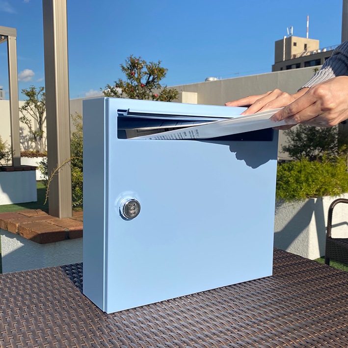 郵便ポスト メンフィス2 スカイブルー 新登場 | すべての商品