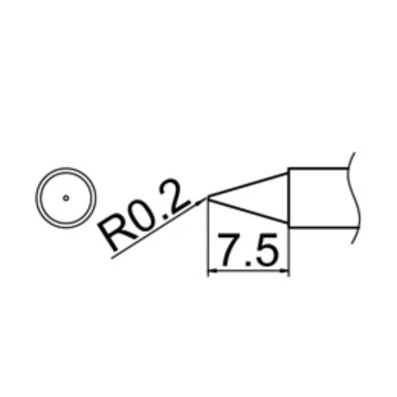 FM203こて先 T12-B B型