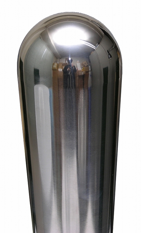 【在庫限り終了】焼入りバングル用芯金 丸 (メモリ付)穴有り