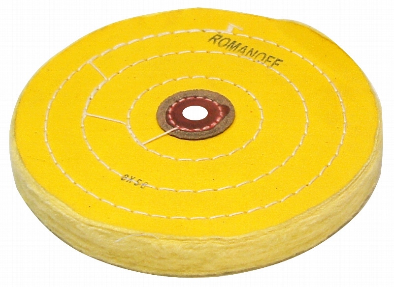 ROMANOFF 黄色トリポリバフ 150φ×16